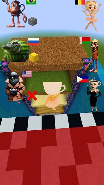 Italian Brainrot Vs Squid Game Sky Jump #minecraft #italianbrainrot смотреть онлайн