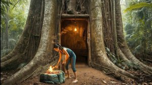 Жизнь внутри гигантского дерева.
