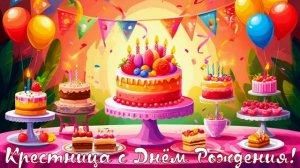 Крестница с Днём Рождения