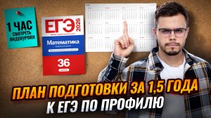 План подготовки к ЕГЭ по профилю за 1,5 года | Математика профиль ЕГЭ 2026 | Умскул
