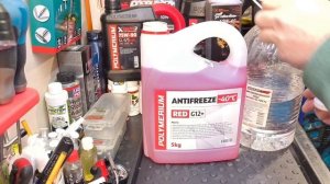 Проверка на Рефрактометре антифриз Polymerium G12+