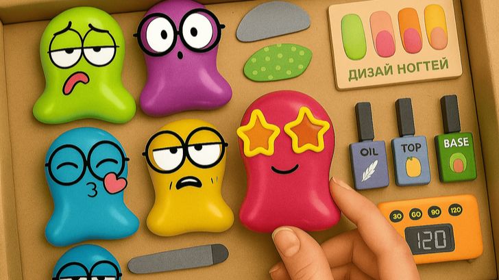 Мини-маникюр с Сэмом 💅 Бумажное волшебство 🌟 смотреть онлайн