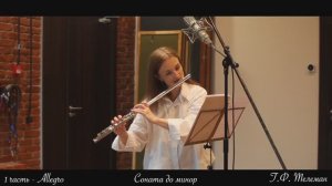 Г.Ф. Телеман Методическая соната 8 c-moll Ю. Гараникова, С. Хохлова, В. Долганов