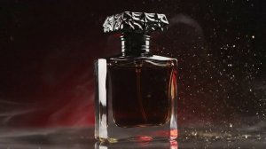 Luxury perfume advertisement