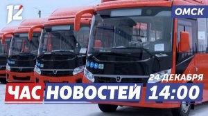 Новые автобусы / Рекордное число туристов / Зимний Любинский. Новости Омска