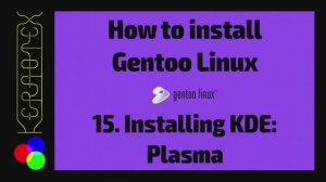 15 Установка KDE: KDE-Plasma-Meta - Как установить Gentoo Linux