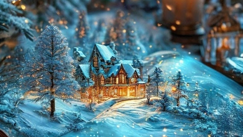 С Новым годом! Снежная сказка ❄️❄️❄️