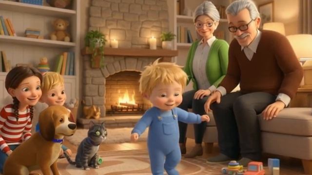 Первые шаги 👣 | Мульт-песенка для малышей 0–3 | Учимся ходить смотреть онлайн