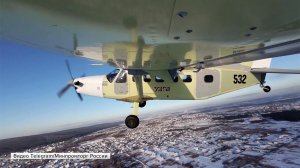 Опытный образец самолета "Байкал" совершил первый полет с двигателем и винтом производства РФ.