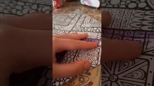 раскрашиваю раскраску узоры часть 3 с музыкой к-поп 3 поколение