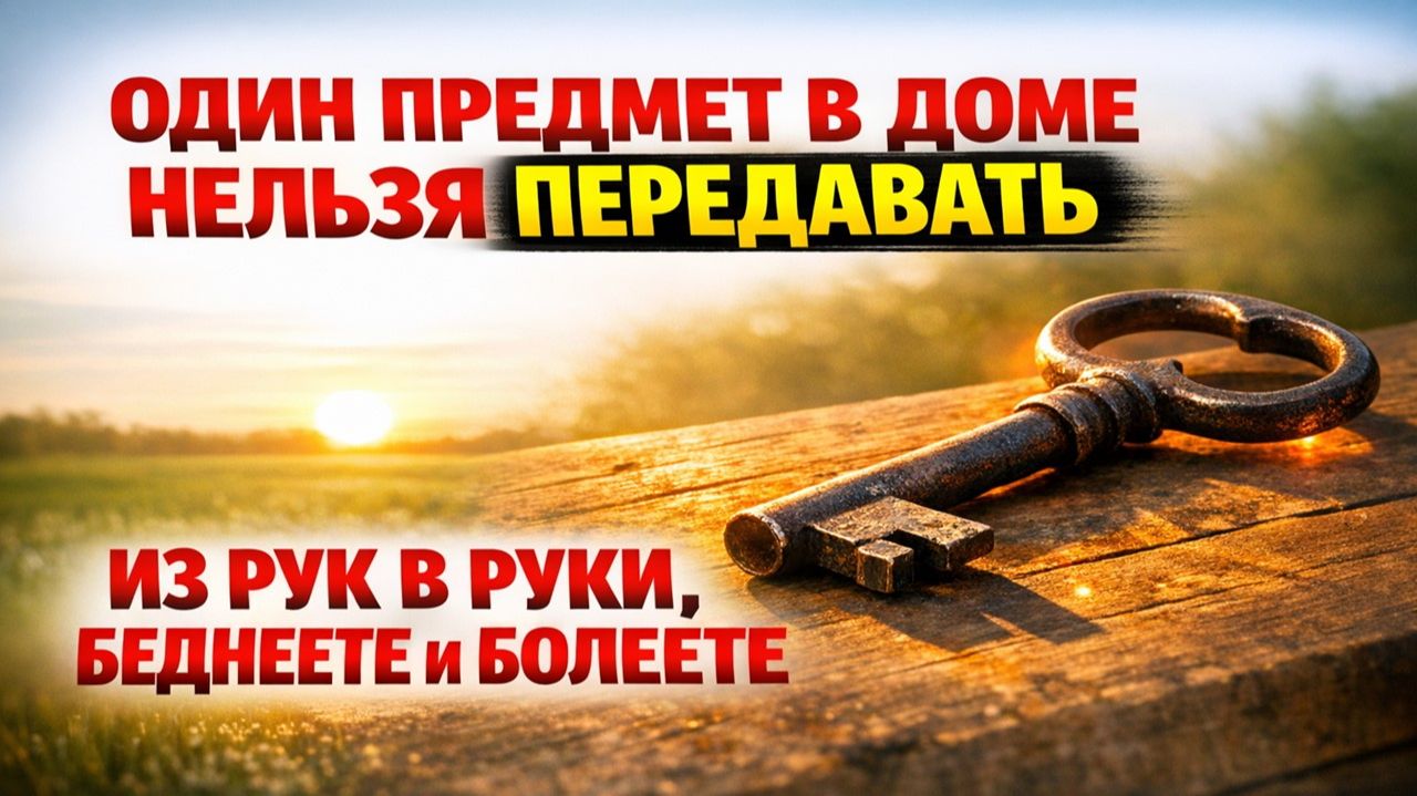 Один предмет в доме крадёт удачу при передаче из рук в руки, поэтому вы беднеете и болеете смотреть онлайн