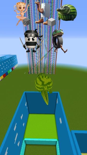 Italian Brainrot VS Longer Jumping  #brainrot #minecraft смотреть онлайн