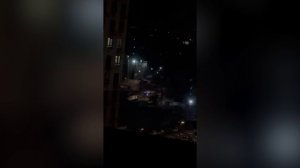 Первые кадры с места взрыва на юге Москвы