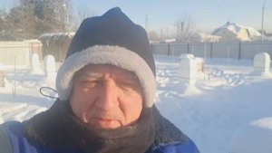 Обстановка на пасеке 24 декабря. Мороз -25