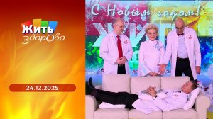 Жить здорово! Выпуск от 24.12.2025
