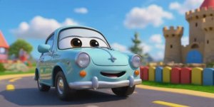 Друзья на колесах: приключения в городе мультик