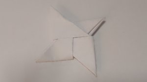 как сделать простой сюрикен из бумаги