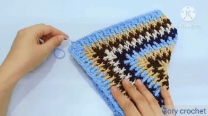 Новая и эксклюзивная модель сумки, вязаной крючком