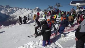 В Домбае прошло официальное открытие нового горнолыжного сезона