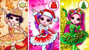 Кейпоп Охотницы на Демонов наряжаются к Новому Году - Бумажные Куклы и Сюрпризы