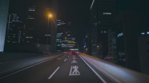 🇯🇵 Токио, Япония - скоростная автомагистраль ночью ⧸ звук автомобиля (без музыки) / 2025