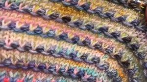 Узор вязания спицами "шишечки"