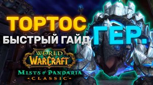 ГАЙД ТОРТОС ГЕР. | ТАКТИКА ТОРТОС ГЕР. | ПРЕСТОЛ ГРОЗ | MISTS OF PANDARIA CLASSIC