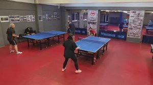 I ф. Нельсон Д. (670) - Ким А. (629) 23.12 Малиновый 400+ турнир по настольному теннису СПб