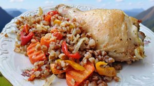 Настоящая домашняя еда: как сделать гречку с голенью такой сочной, что пальчики оближешь!