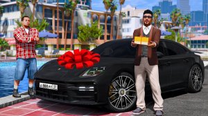 ОТЕЦ И СЫН В GTA 5 - САЙМОН ПОДАРИЛ МНЕ PORSCHE PANAMERA GTS 2025 ГОДА! МАШИНА МЕЧТЫ! ВОТЕР