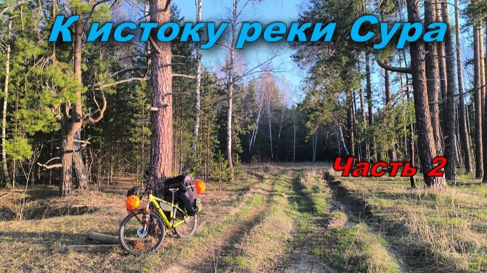 К истоку реки Сура на велосипеде.  2025 год.  Часть 2.
