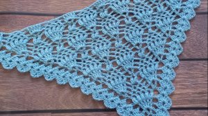 МК Узор для шали крючком