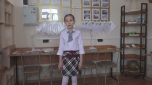 #НСОШ3#Читаем стихи о школе. Выпуск 2. #Репина Елизавета