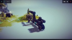 Играем в Besiege: зона 13 "Сосновые заготовки" остров Ипсилон