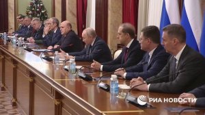 Путин на заседании правительства
