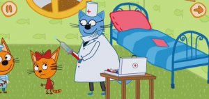 Три Кота Мультфильм Прививка для котяток