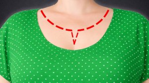 ПРОСТОЙ швейный приём, который РАБОТАЕТ! Как уменьшить вырез