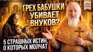 БАБУШКИН ГРЕХ УБИВАЕТ ВНУКОВ! Почему болеют дети в третьем поколении