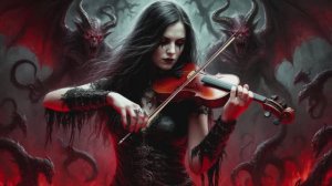 тяжелый рок рок-метал и Адская скрипка. мои композиции музыки без слов. на тему демоны