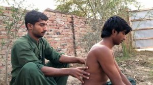 Расслабляющий Индийский уличный массаж головы .  Глубокий сон