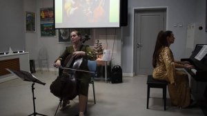 И.С. Бах. Соната g moll для виолончели и клавира, 1 часть