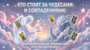 Кто стоит за чудесами и совпадениями: Мой невидимый помощник или испытание (Вариант 3) 💕 Таро!
