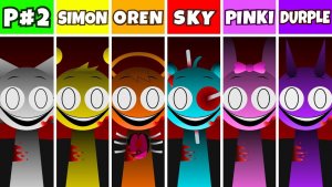 SIMON🎩 VS OREN🍊 VS SKY VS PINKI🌸 VS DURPLE💜 VS WENDA🌺 БИТВА СТИХИЙ!💥🤯