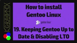 19 Поддержание Gentoo в актуальном состоянии - Как установить Gentoo Linux