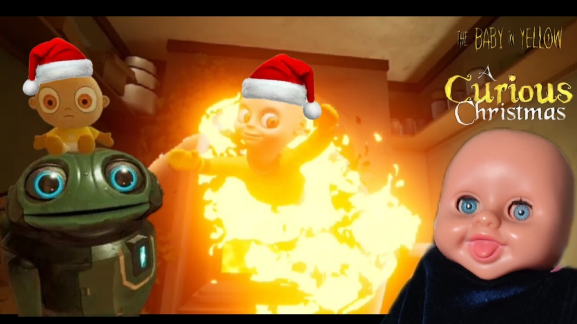 НОВЫЙ ГОД С МАЛЫШОМ! 🎄🎅 //the baby in yellow-A curious christmas 🥳🎄🎉✨ смотреть онлайн