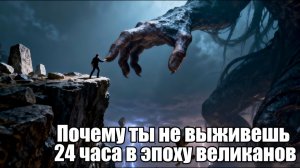 Почему ты не выживешь 24 часа в эпоху великанов