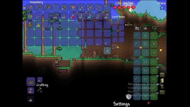 впервые играю в terraria
