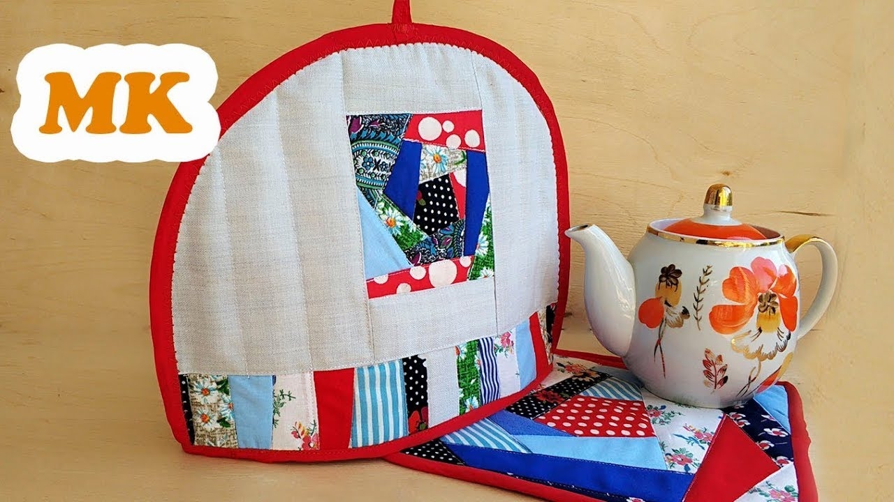 Грелка на чайник самым простым способом. Бесплатный мастер-класс смотреть онлайн