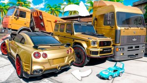 Угнал кучу золотых чит тачек у мажора в GTA 5! Битва воров в ГТА 5 Онлайн!