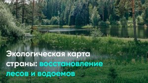 Экологическая карта страны: восстановление лесов и водоемов